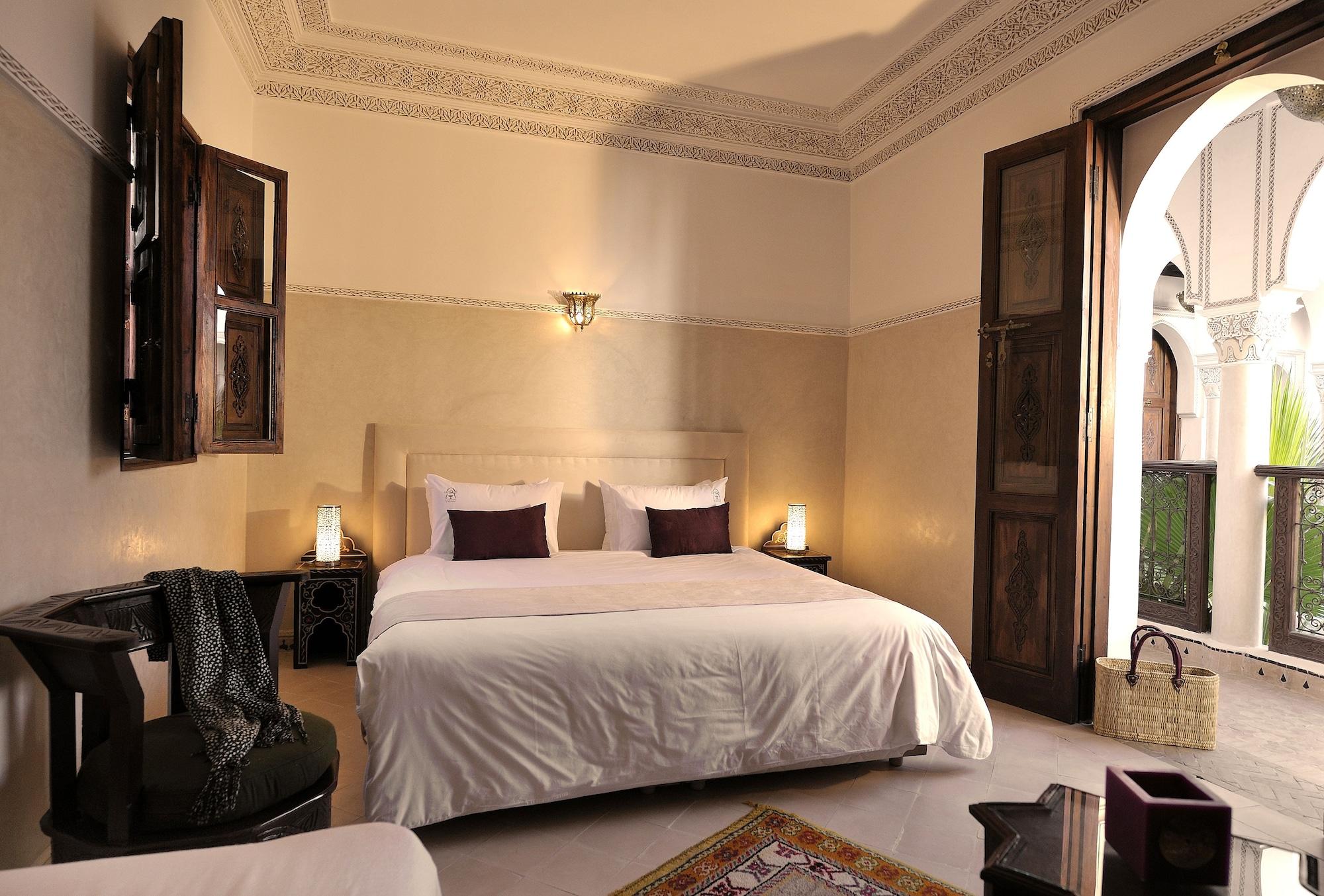Riad Le Jardin D'Abdou Marrakesz Zewnętrze zdjęcie A bedroom at the hotel